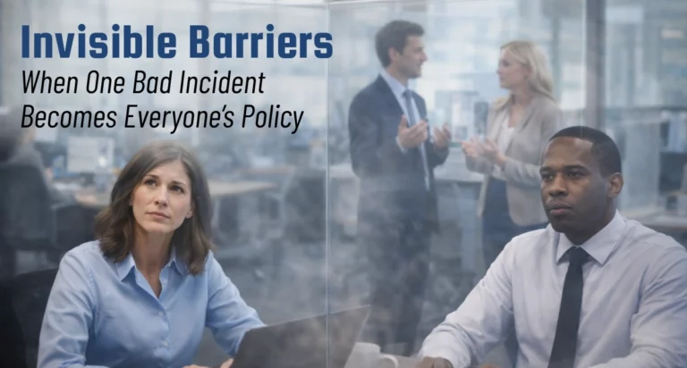 Invisible Barriers: When One Bad Incident Becomes Everyone’s Policy | Amediate